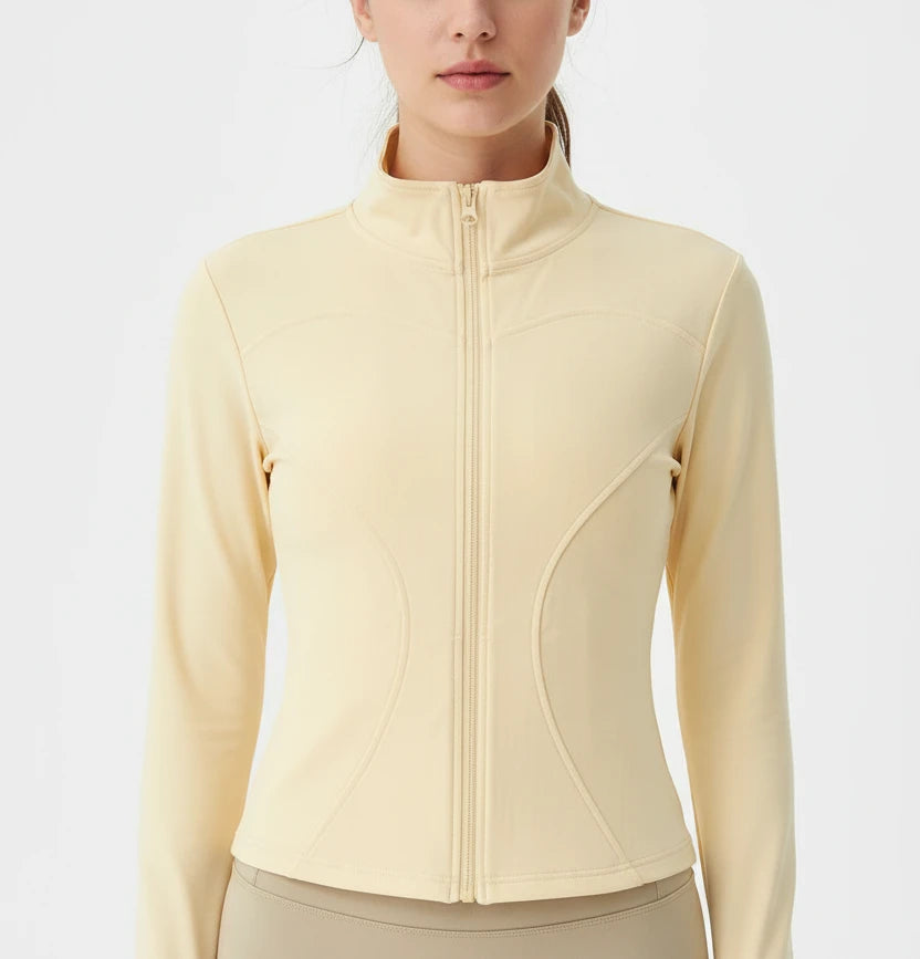 Chaqueta Deportiva Mujer — Cremallera Slim Fit