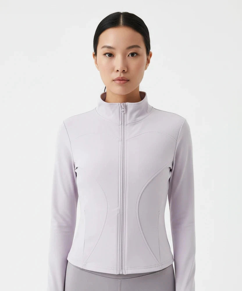 Chaqueta Deportiva Mujer — Cremallera Slim Fit